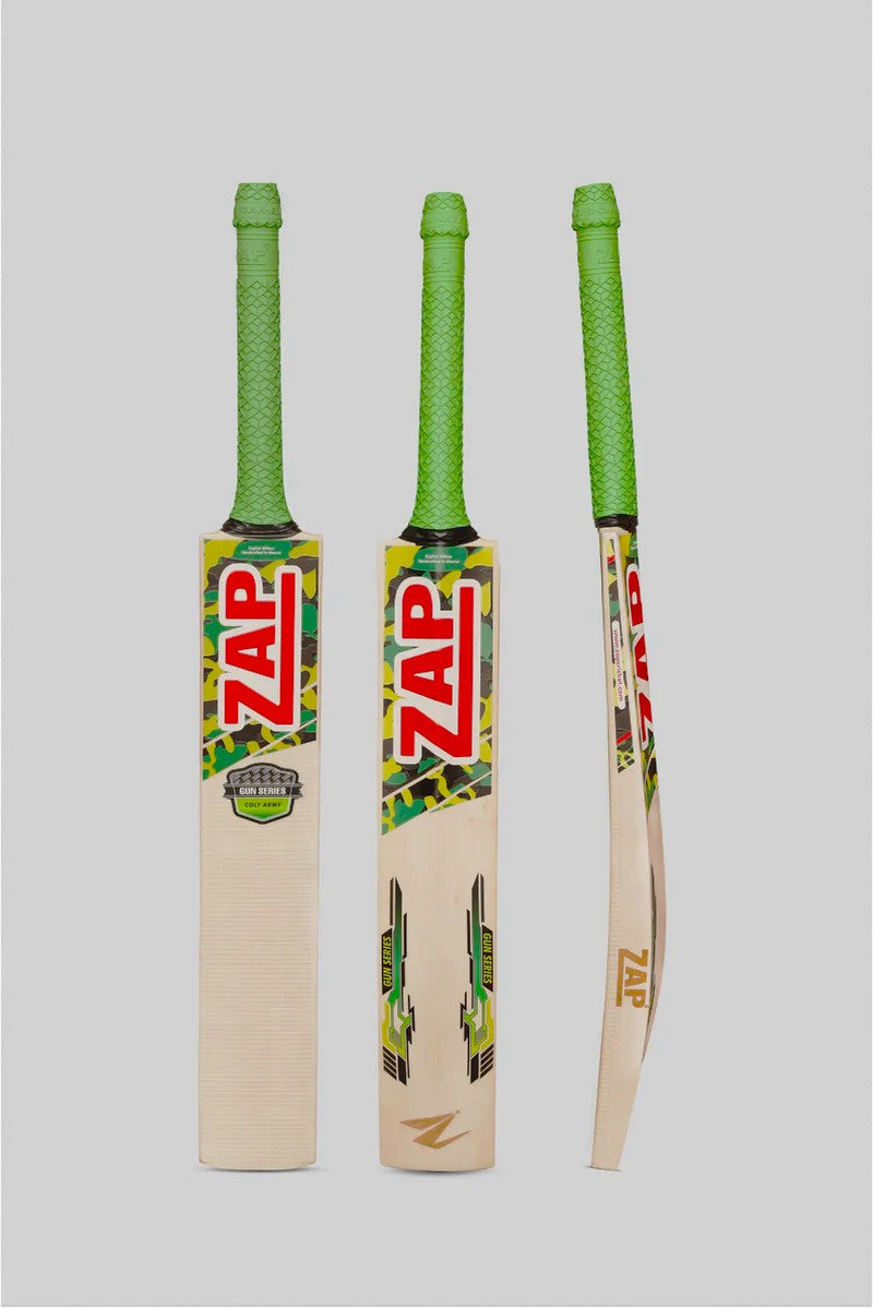 ZAP Gun Colt Army – English Willow Cricket Bat (Adult)
